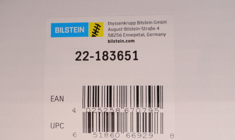 Фото 2 - Стійка амортизатору (амортизатор) BILSTEIN 22-183651 (22183651)
