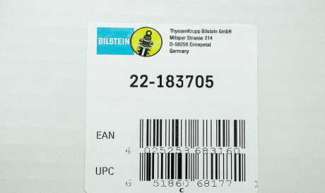 Фото 2 - Стійка амортизатору (амортизатор) BILSTEIN 22-183705 (22183705)
