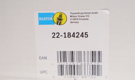 Фото 3 - Стойка амортизатору (амортизатор) BILSTEIN 22-184245 (22184245)
