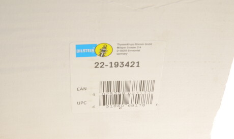 Фото 2 - Стійка амортизатору (амортизатор) BILSTEIN 22-193421 (22193421)