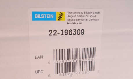 Фото 2 - Стойка амортизатору (амортизатор) BILSTEIN 22-196309 (22196309)