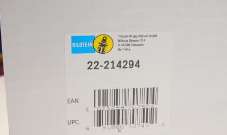 Фото 2 - Стійка амортизатору (амортизатор) BILSTEIN 22-214294 (22214294)