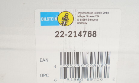 Фото 2 - Стойка амортизатору (амортизатор) BILSTEIN 22-214768 (22214768)
