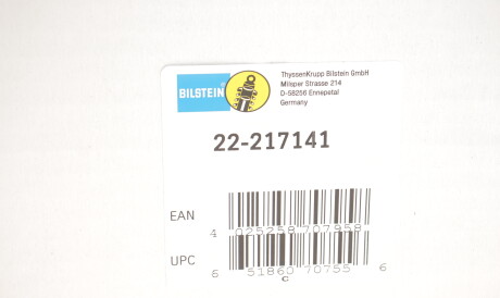 Фото 2 - Стойка амортизатору (амортизатор) BILSTEIN 22-217141 (22217141)