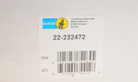 Фото 2 - Стойка амортизатору (амортизатор) BILSTEIN 22-232472 (22232472)