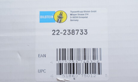 Фото 2 - Стійка амортизатору (амортизатор) BILSTEIN 22-238733 (22238733)