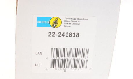 Фото 2 - Стойка амортизатору (амортизатор) BILSTEIN 22-241818 (22241818)