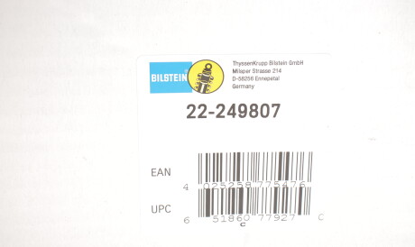 Фото 2 - Стойка амортизатору (амортизатор) BILSTEIN 22-249807