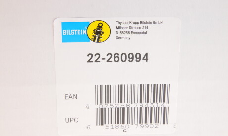 Фото 2 - Стійка амортизатору (амортизатор) BILSTEIN 22-260994 (22260994)
