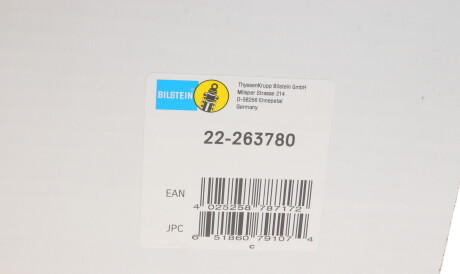 Фото 2 - Стійка амортизатору (амортизатор) BILSTEIN 22-263780 (22263780)