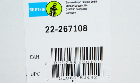 Фото 2 - Стойка амортизатору (амортизатор) BILSTEIN 22267108