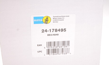 Фото 2 - Стойка амортизатору (амортизатор) BILSTEIN 24-178495 (24178495)