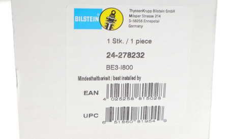 Фото 2 - Стійка амортизатору (амортизатор) BILSTEIN 24278232