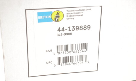 Фото 2 - Стійка амортизатору (амортизатор) BILSTEIN 44-139889
