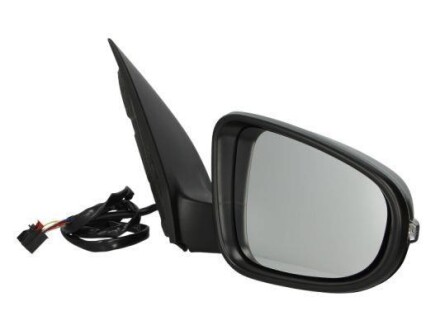 Бокове дзеркало Прав (електричне, опукле, обігрів, загрунтоване, з індикатором) VW GOLF VI 10.08-11.13 - ((5K0857508ADGRU, 5K0857508AD)) BLIC 5402041122589P