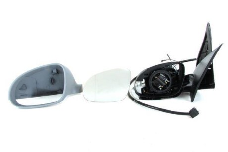 Бокове дзеркало Лів (електричне, асферичне, обігрів, загрунтоване, з індикатором) VW GOLF V 10.03-02.09 - ((1K0949101)) BLIC 5402041127127P