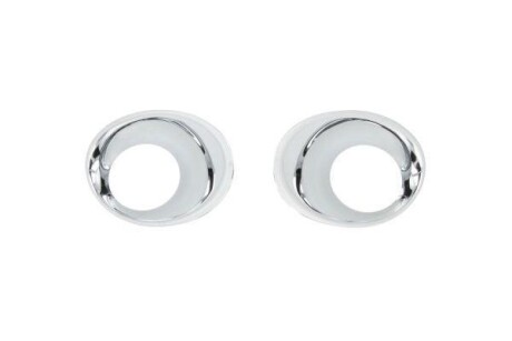 Рамка галогена передн Лів/Прав (комплект, пластик, хром) RENAULT MEGANE III Ph II 04.12-12.13 - BLIC 5703056043916P