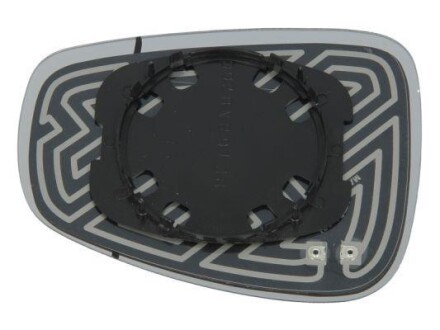 Скло дзеркала зовнішнього Лів (асферичне, обігрів, синій) ALFA ROMEO GIULIETTA 04.10-12.20 - ((71754401, 0000071754401)) BLIC 610222017367P