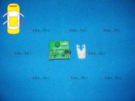 Ремкомплект склопідіймача задн Прав (1 направляюча) RENAULT ESPACE IV, ESPACE V, LAGUNA II, MEGANE SCÉNIC, SCENIC I, VEL SATIS 10.96- - BLIC 6205-09-045824P