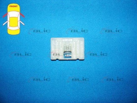 Ремкомплект склопідіймача передн Лів/Прав (2 направляючі, комплект) AUDI A3, A6 C5 09.96-01.05 - ((4B0837463B)) BLIC 6205-25-025820P