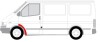 Ремонтна частина крила передн Лів (задня частина, без частини порогу) FORD TRANSIT IV FL, TRANSIT IV FL II 01.91-07.00 - BLIC 6502-05-2515331P (фото 2)