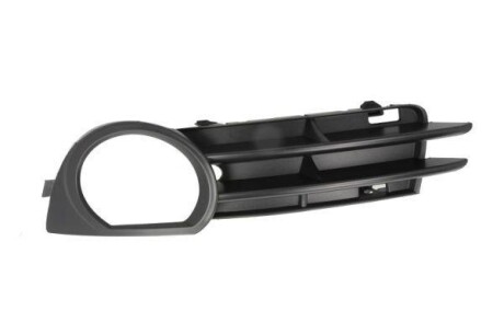 Решітка бампера передн Лів (з отвором для галогенних фар, чорн, сертифікат TÜV) AUDI A3 8P 05.03-05.08 - ((8P4807681B)) BLIC 6502070026991Q