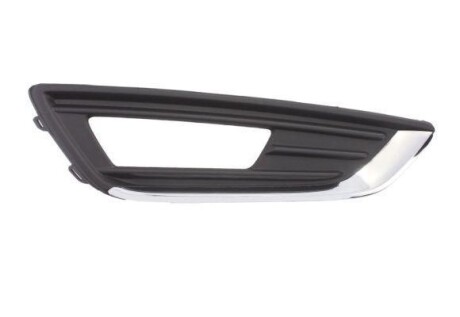 Решітка бампера передн Прав (хромована рамка, з отвором для галогенних фар) FORD FOCUS III 10.14-02.20 - BLIC 6502072536916P