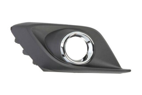 Решітка бампера передн Лів (з отвором для галогенних фар, темно-сірий/хром) MAZDA 3 BM 09.13-02.17 - BLIC 6502-07-3478917P