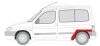 Ремонтна частина крила задн Лів CITROEN BERLINGO I PEUGEOT PARTNER 2D 07.96-10.08 - BLIC 6504-03-0550591P (фото 2)
