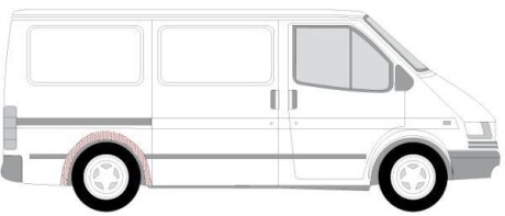 Фото 2 - Арка колісна BLIC 6504032515556P