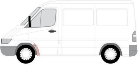 Фото 2 - Подкрылок BLIC 6504033546423P