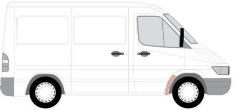 Фото 2 - Подкрылок BLIC 6504033546424P