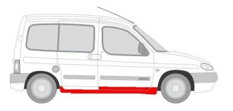 Фото 2 - Елемент кузова BLIC 6505-06-0550012P (6505060550012P)