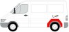 Ремонтна частина крила задн Лів/Прав (зовнішн) MERCEDES SPRINTER 901, 902, 903, 904, 905 VW LT II 01.95-07.06 - BLIC 6508-01-3546590P (фото 2)