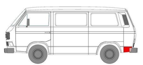 Фото 4 - Арка колісна BLIC 6508-01-9557601P (6508019557601P)