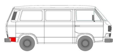 Фото 4 - Арка колісна BLIC 6508-01-9557602P (6508019557602P)