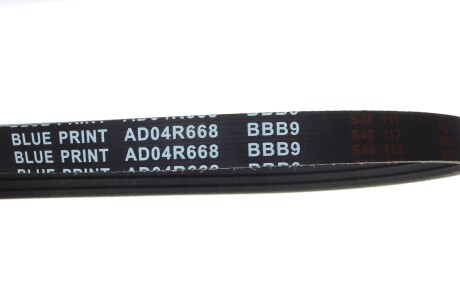 Фото 2 - Ремінь приводний BLUE PRINT AD04R668