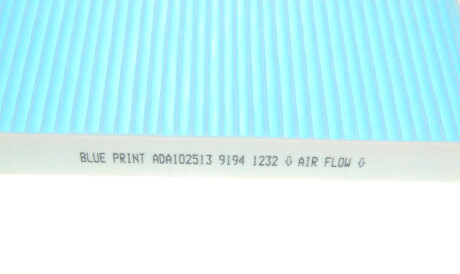 Фото 3 - Фільтр салону BLUE PRINT ADA102513