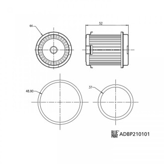 Фільтр акпп - (25450P4V013, 25450PWR003) BLUE PRINT ADBP210101