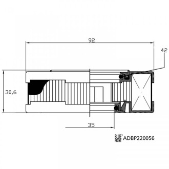 Фото 3 - Автозапчастина BLUE PRINT ADBP220056