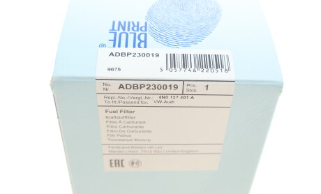 Фото 5 - Топливный фильтр BLUE PRINT ADBP230019