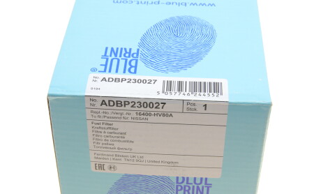 Фото 7 - Топливный фильтр BLUE PRINT ADBP230027