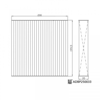 Фото 2 - Автозапчастина BLUE PRINT ADBP250033