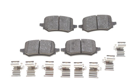 Комплект гальмівних колодок задн (з шумопоглинаючою пластиною), HYUNDAI TUCSON KIA SPORTAGE V 1.6-2.5 11.20- - BLUE PRINT ADBP420142