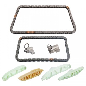 Комплект ГРМ (ланцюг + елементи) HYUNDAI GRAND SANTA FÉ, IX35, SANTA FÉ II, SANTA FÉ II/SUV, SANTA FÉ III, SANTA FÉ III/SUV, STARIA, TUCSON KIA CARNIVAL III, SORENTO II 2.0D/2.0DH/2.2D 03.06- - ((213552F000, 231212F000, 243222F000, 243352F000, 243512F000)) BLUE PRINT ADBP730078