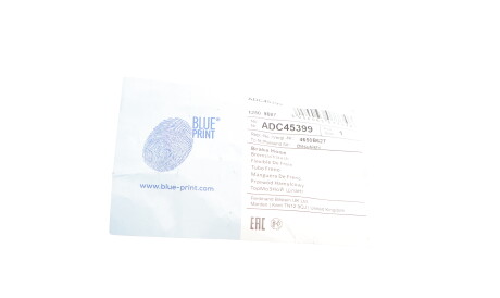 Фото 2 - Тормозной шланг BLUE PRINT ADC45399