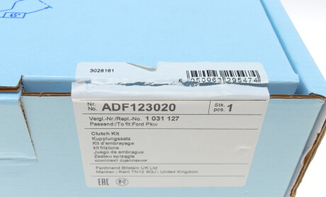 Фото 8 - Комплект сцепления BLUE PRINT ADF123020