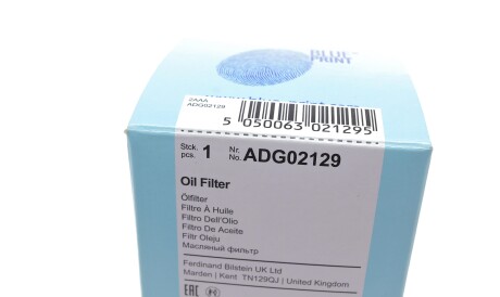 Фото 2 - Масляный фильтр BLUE PRINT ADG02129