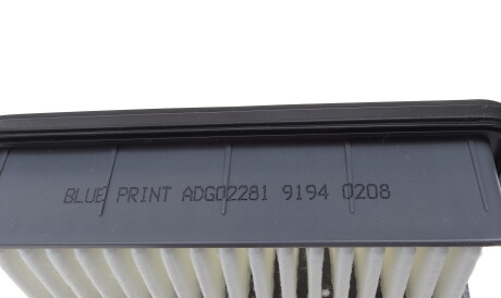 Фото 2 - Воздушный фильтр BLUE PRINT ADG02281