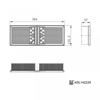Фото 3 - Повітряний фільтр BLUE PRINT ADL142229